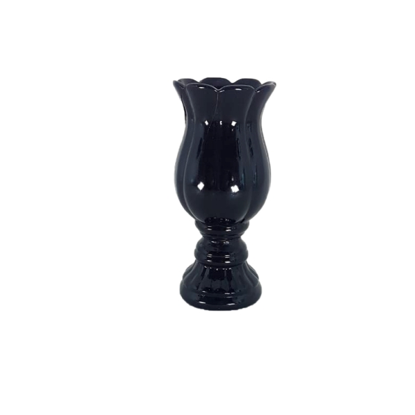 Vaso Preto Tulipa P